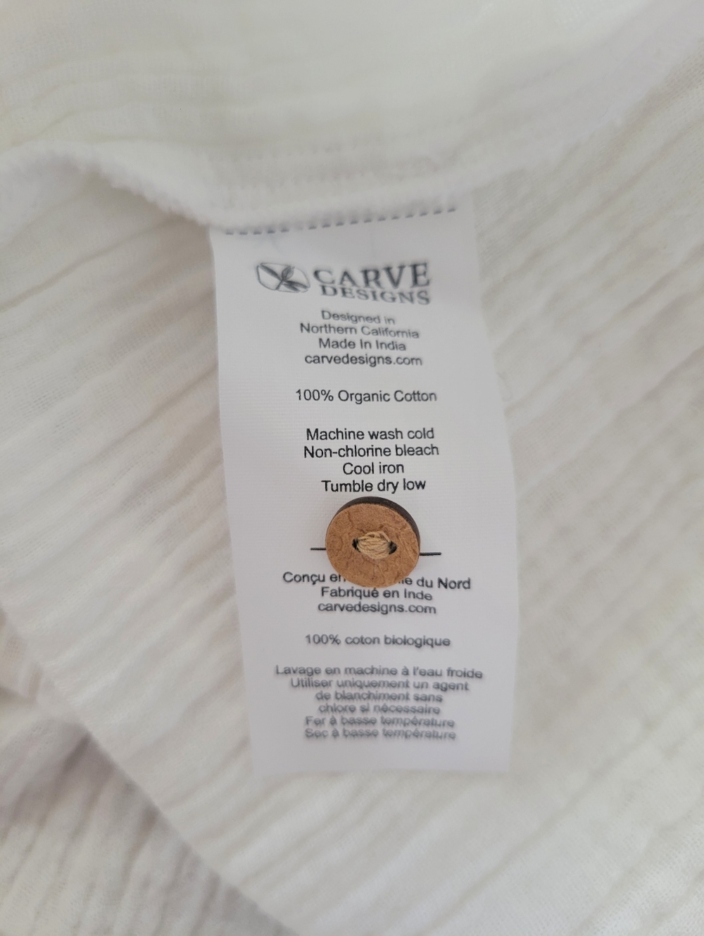 Carve Designs Alex Gauze Classic Tiered Dress - Picture 6 of 7